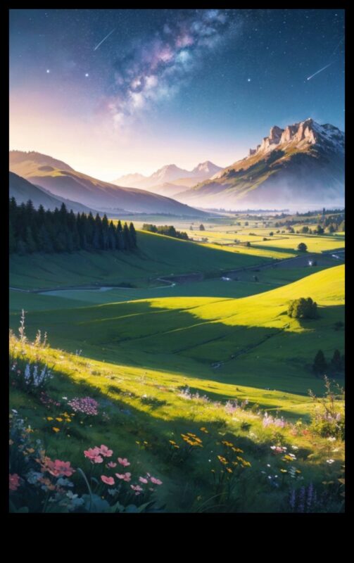 أرض الأحلام: رحلة بصرية عبر المناظر الطبيعية الحالمة