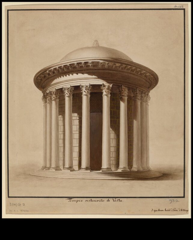 معبد فيستا: الأناقة المعمارية في المعابد الرومانية