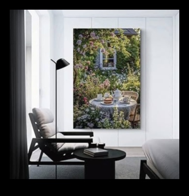 قماش الطبيعة: تزيين فني لحديقتك الساحرة