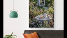 قماش الطبيعة: تزيين فني لحديقتك الساحرة