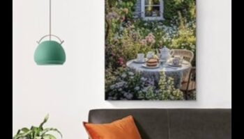 قماش الطبيعة: تزيين فني لحديقتك الساحرة