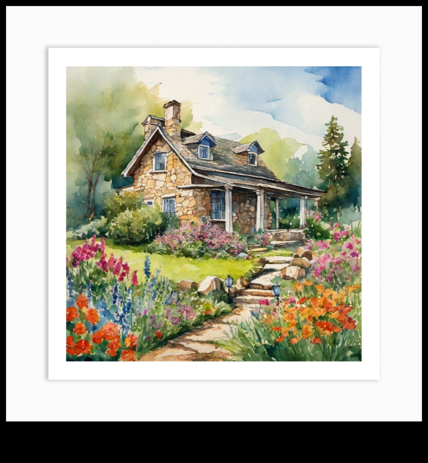 همسات الأزهار: فن تصميم الأكواخ الساحرة