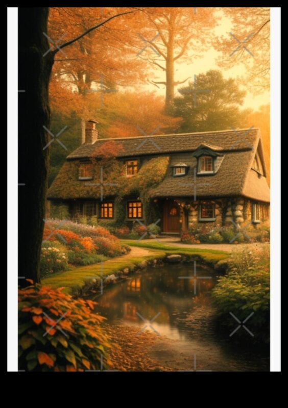 همسات الأزهار: فن تصميم الأكواخ الساحرة