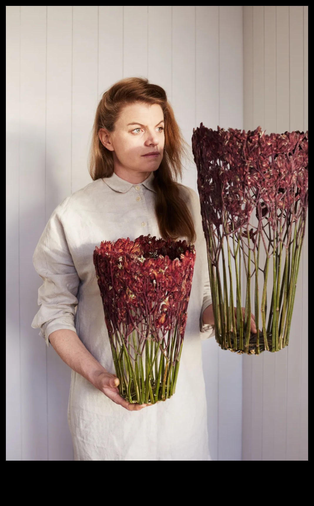 أزهار منحوتة: غرس الفن في المساحات الخارجية