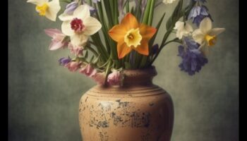 أزهار منحوتة: غرس الفن في المساحات الخارجية