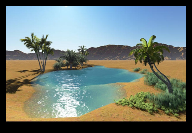 واحة في الصحراء 3 سراب الصحراء: أوهام في المناظر الطبيعية القاحلة