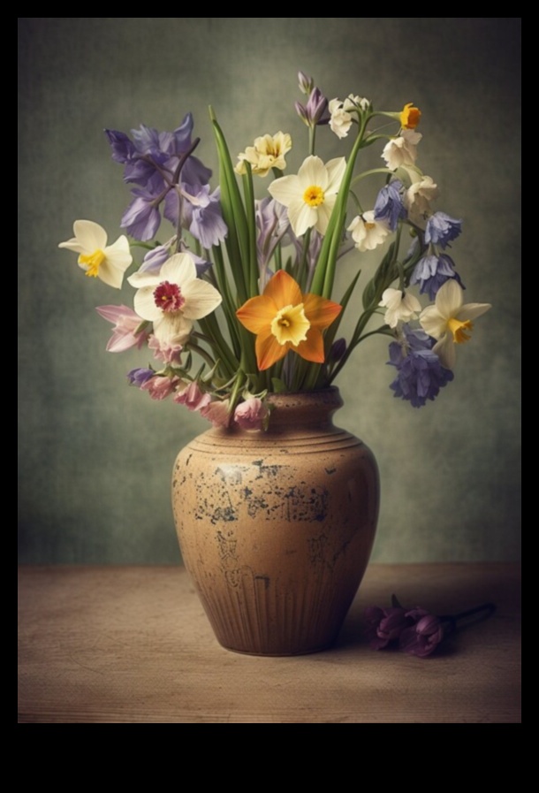 أزهار منحوتة: غرس الفن في المساحات الخارجية