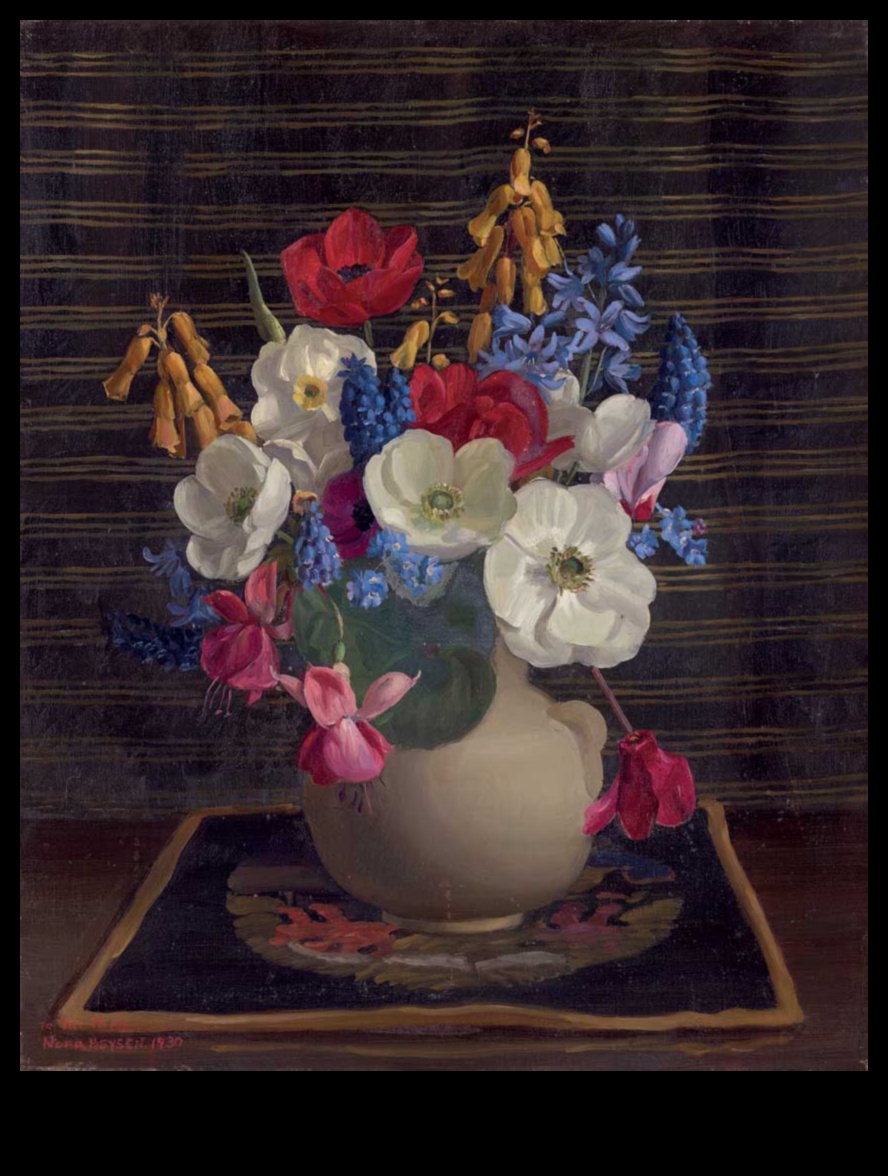 ضربات الفرشاة الزهرية: اكشف عن الروح الفنية لحديقتك